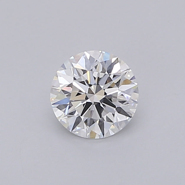 0.55 Carat Round Shaped, Ideal Cut, D Color, VVS2 Clarity, IGI Certified Lab Grown Diamond
