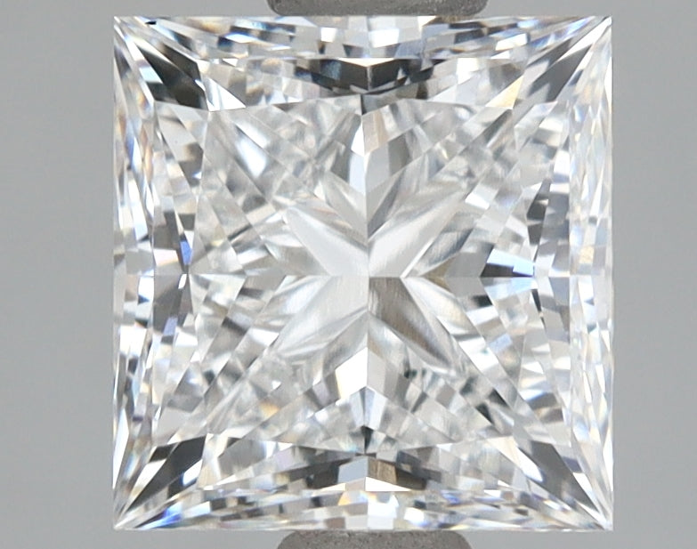 2.37 Carat Princess Shaped, Ideal Cut, E Color, IF Clarity, IGI Certified Lab Grown Diamond