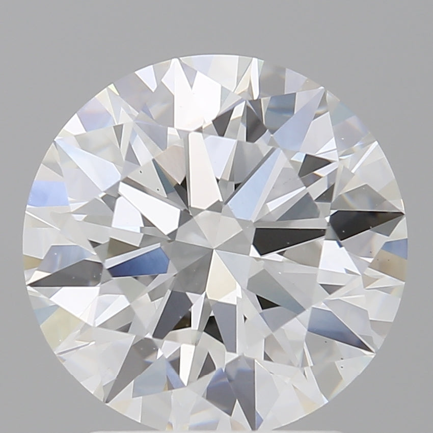 2.58 Carat Round Shaped, Ideal Cut, E Color, VVS2 Clarity, IGI Certified Lab Grown Diamond
