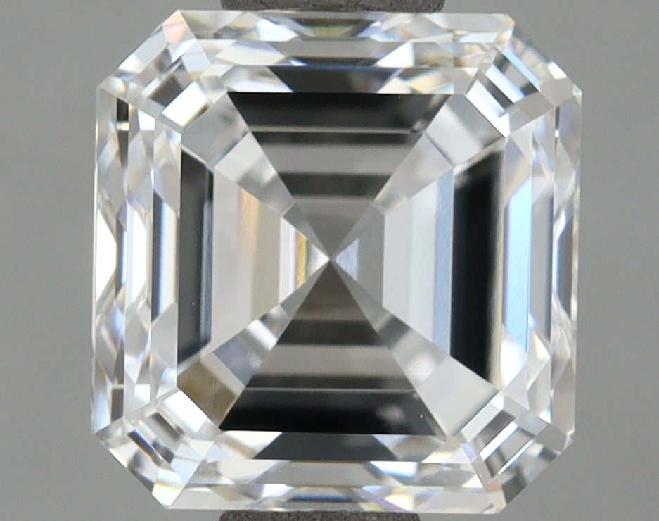 1.81 Carat Asscher Shaped, Excellent Cut, D Color, VVS1 Clarity, IGI Certified Lab Grown Diamond