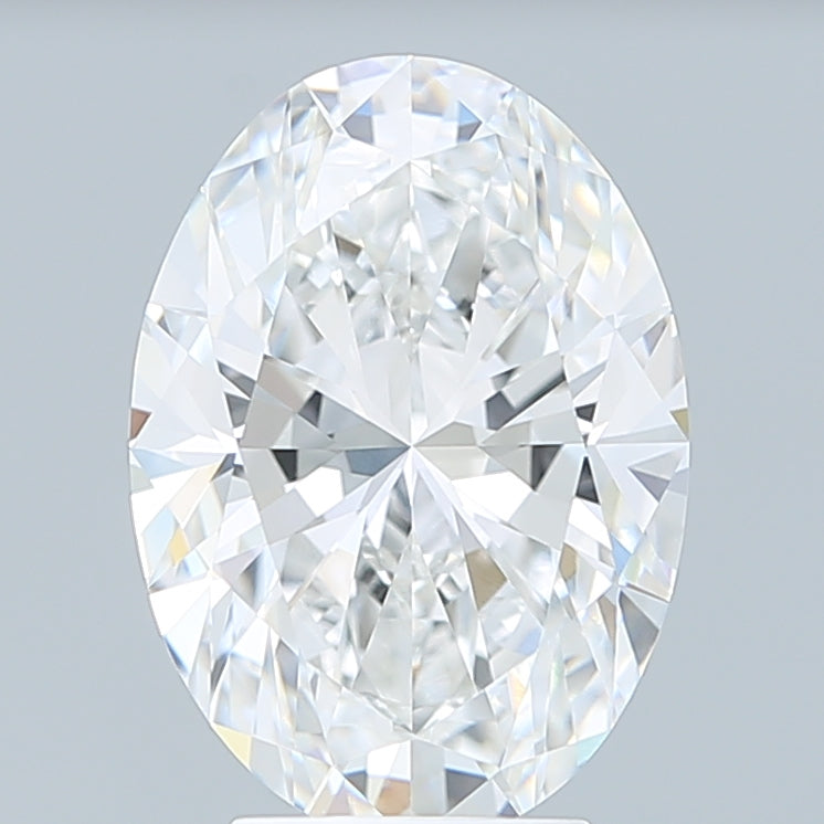 4.21 Carat Oval Shaped, Ideal Cut, E Color, VVS2 Clarity, IGI Certified Lab Grown Diamond