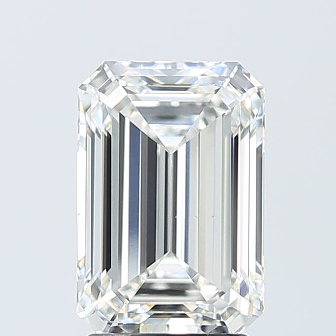 3.04 Carat Emerald Shaped, Ideal Cut, E Color, VS1 Clarity, IGI Certified Lab Grown Diamond