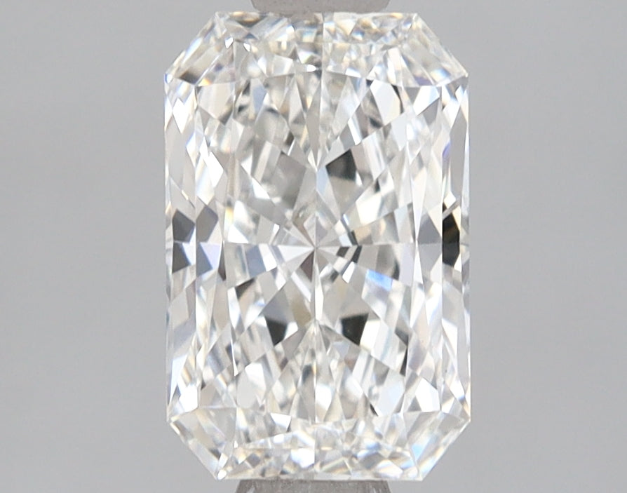 1.65 Carat Radiant Shaped, Ideal Cut, F Color, VVS2 Clarity, IGI Certified Lab Grown Diamond