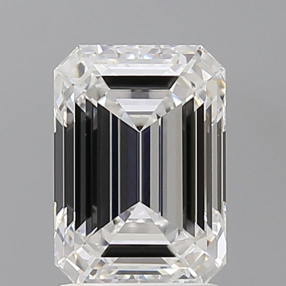 2.09 Carat Emerald Shaped, Ideal Cut, D Color, VVS2 Clarity, IGI Certified Lab Grown Diamond