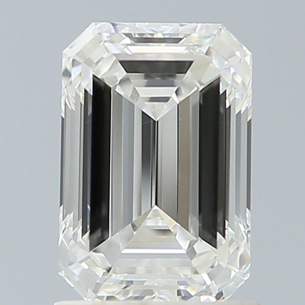 1.60 Carat Emerald Shaped, Ideal Cut, G Color, VS2 Clarity, IGI Certified Lab Grown Diamond