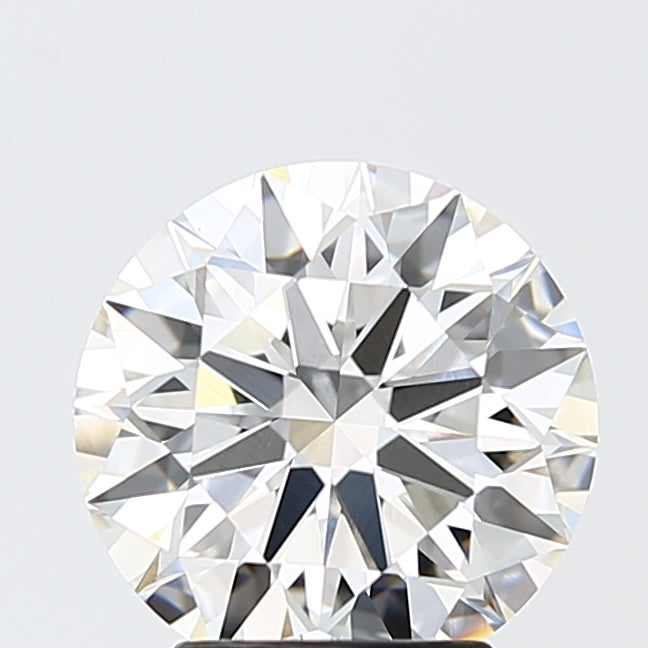 3.06 Carat Round Shaped, Ideal Cut, F Color, VVS2 Clarity, IGI Certified Lab Grown Diamond