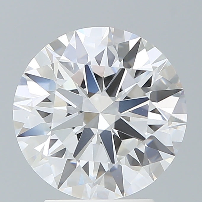 3.11 Carat Round Shaped, Ideal Cut, E Color, VS1 Clarity, IGI Certified Lab Grown Diamond