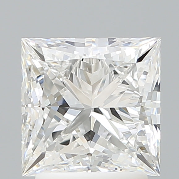 2.44 Carat Princess Shaped, Ideal Cut, E Color, VVS2 Clarity, IGI Certified Lab Grown Diamond