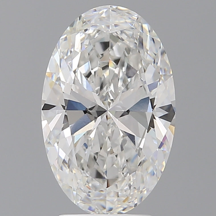 3.57 Carat Oval Shaped, Excellent Cut, E Color, VVS2 Clarity, IGI Certified Lab Grown Diamond