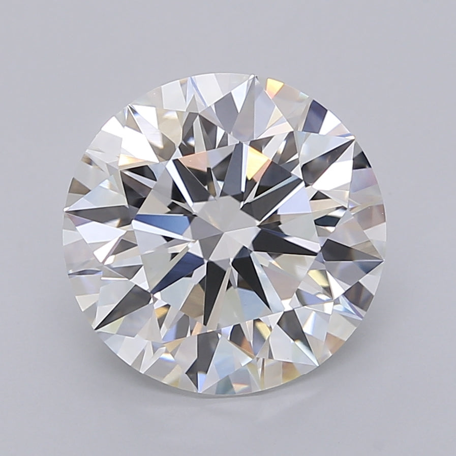 5.04 Carat Round Shaped, Ideal Cut, E Color, VVS2 Clarity, IGI Certified Lab Grown Diamond