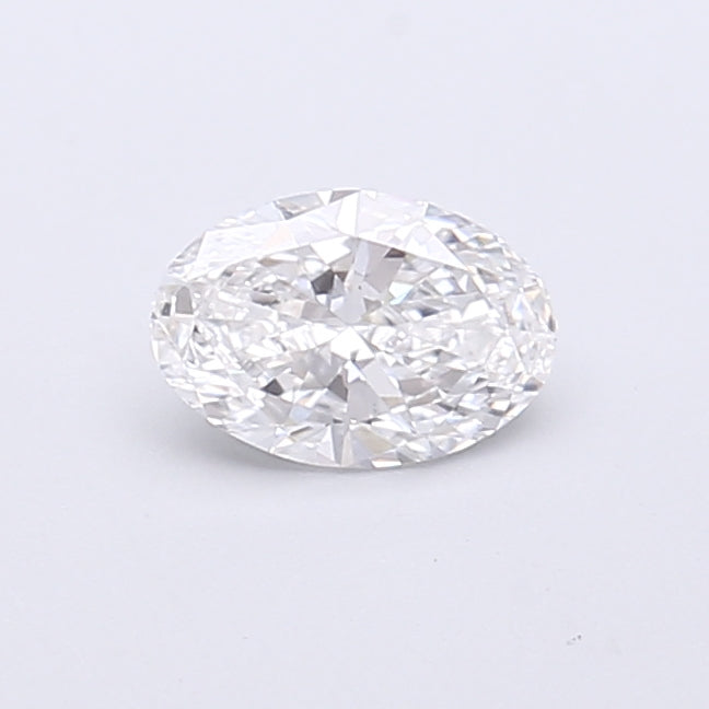 0.51 Carat Oval Shaped, Very Good Cut, D Color, VS1 Clarity, IGI Certified Lab Grown Diamond