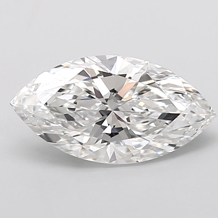 2.94 Carat Marquise Shaped, Very Good Cut, E Color, VVS2 Clarity, IGI Certified Lab Grown Diamond
