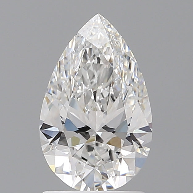 1.60 Carat Pear Shaped, Ideal Cut, E Color, VVS2 Clarity, IGI Certified Lab Grown Diamond