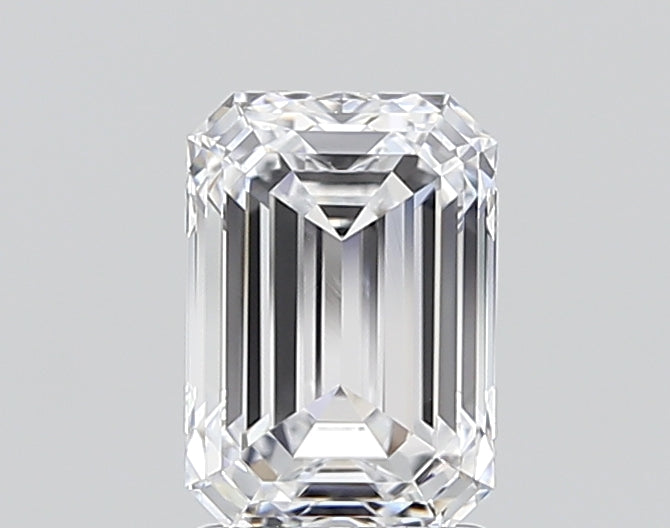 1.98 Carat Emerald Shaped, Ideal Cut, D Color, VVS2 Clarity, IGI Certified Lab Grown Diamond