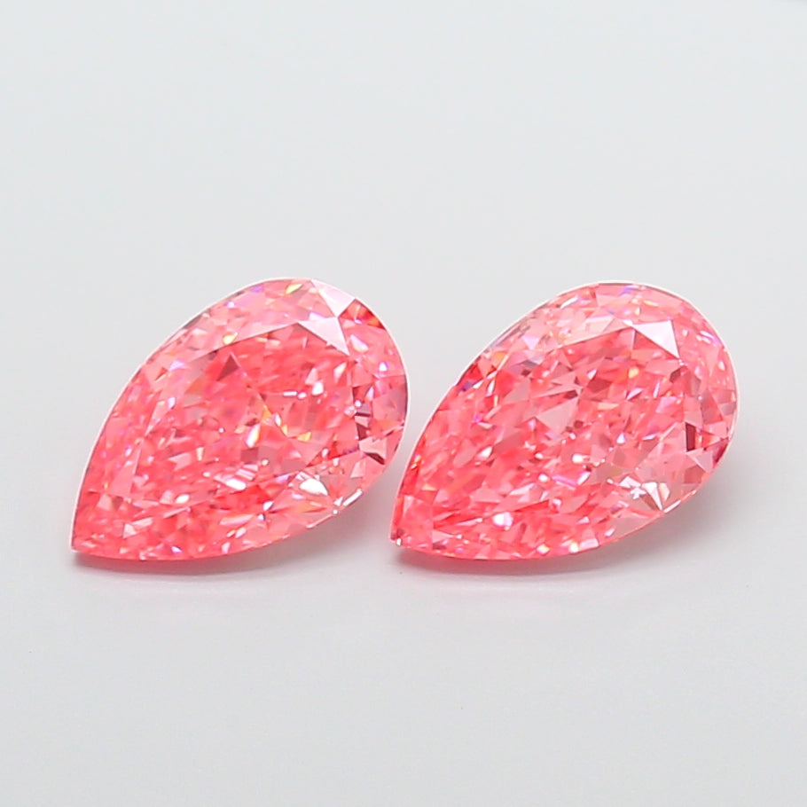 3.06 Carat Pear Shaped, Ideal Cut, VVS2 Clarity, IGI Certified Lab Grown Diamond