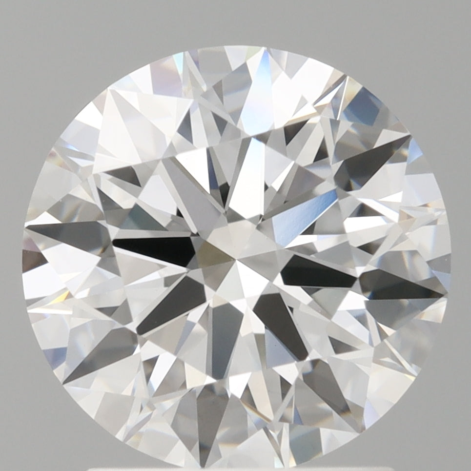 2.08 Carat Round Shaped, Ideal Cut, E Color, VVS2 Clarity, IGI Certified Lab Grown Diamond