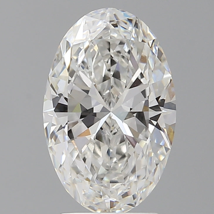 3.07 Carat Oval Shaped, Ideal Cut, F Color, VVS2 Clarity, IGI Certified Lab Grown Diamond