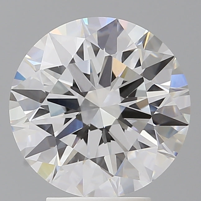 4.09 Carat Round Shaped, Ideal Cut, E Color, VVS2 Clarity, IGI Certified Lab Grown Diamond