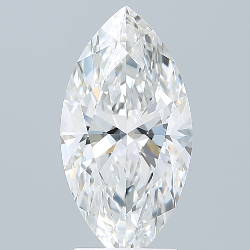 2.72 Carat Marquise Shaped, Ideal Cut, F Color, VVS2 Clarity, IGI Certified Lab Grown Diamond