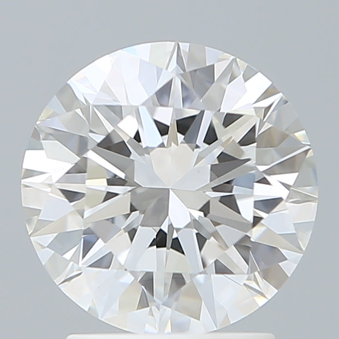 2.26 Carat Round Shaped, Excellent Cut, E Color, VS1 Clarity, IGI Certified Lab Grown Diamond