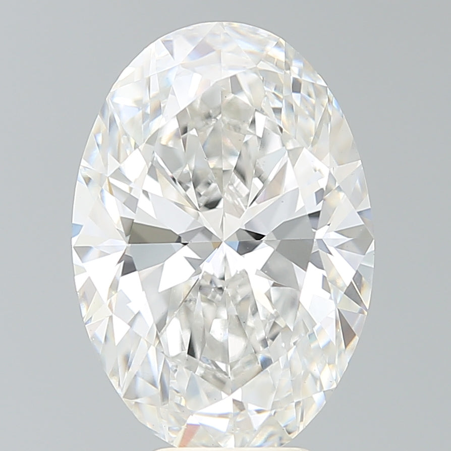 6.82 Carat Oval Shaped, Ideal Cut, F Color, VS1 Clarity, IGI Certified Lab Grown Diamond
