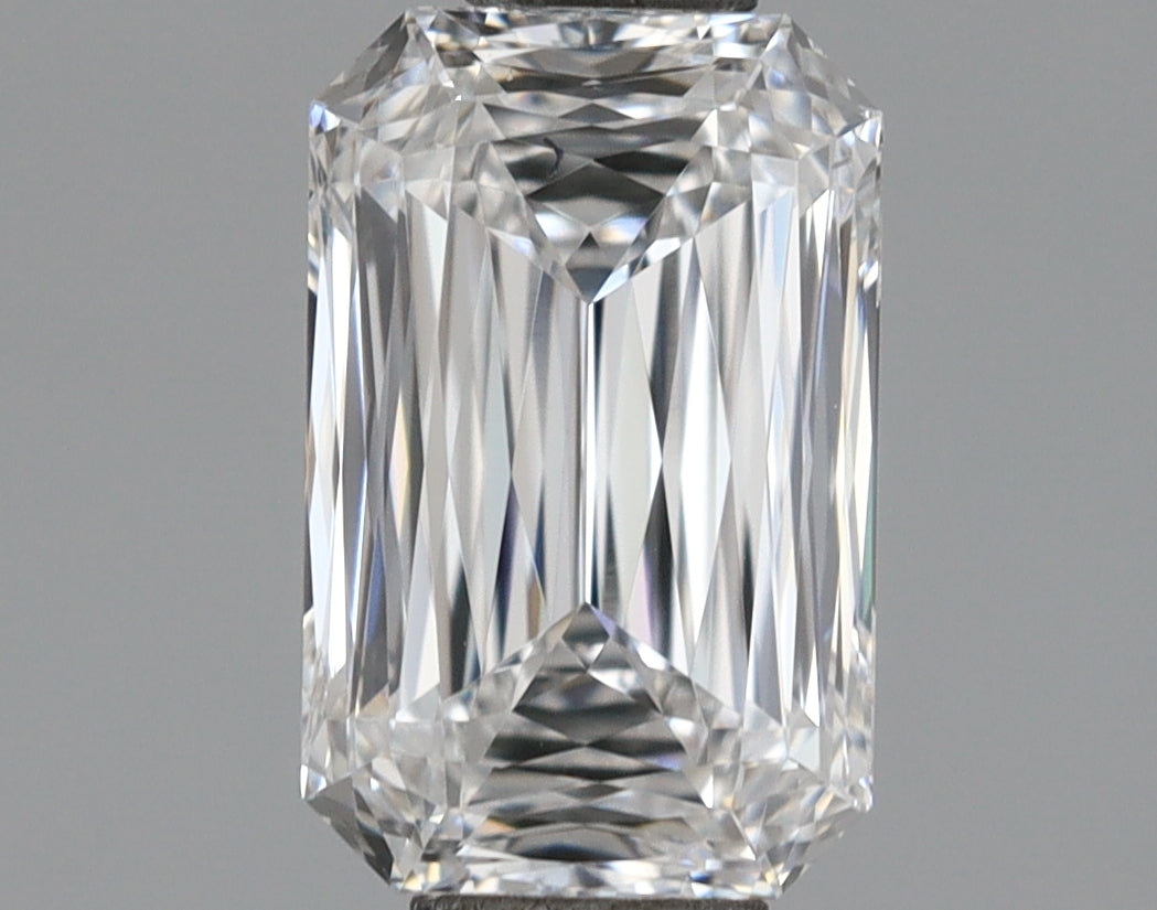 1.09 Carat Radiant Shaped, Excellent Cut, D Color, VVS1 Clarity, IGI Certified Lab Grown Diamond