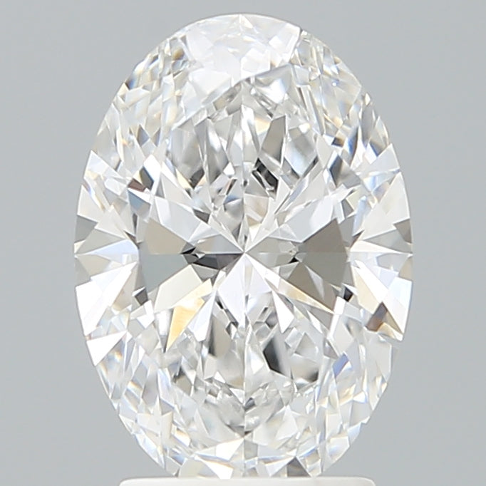 2.53 Carat Oval Shaped, Ideal Cut, D Color, VVS2 Clarity, IGI Certified Lab Grown Diamond