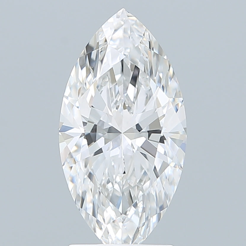 2.42 Carat Marquise Shaped, Ideal Cut, E Color, VVS2 Clarity, IGI Certified Lab Grown Diamond