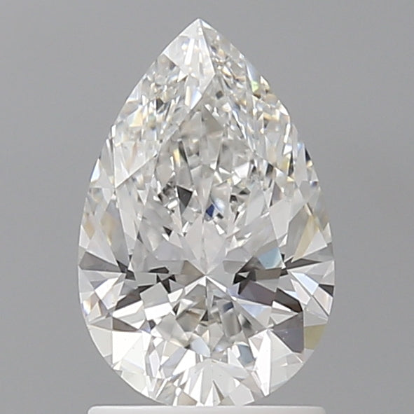 1.55 Carat Pear Shaped, Ideal Cut, E Color, VS1 Clarity, IGI Certified Lab Grown Diamond