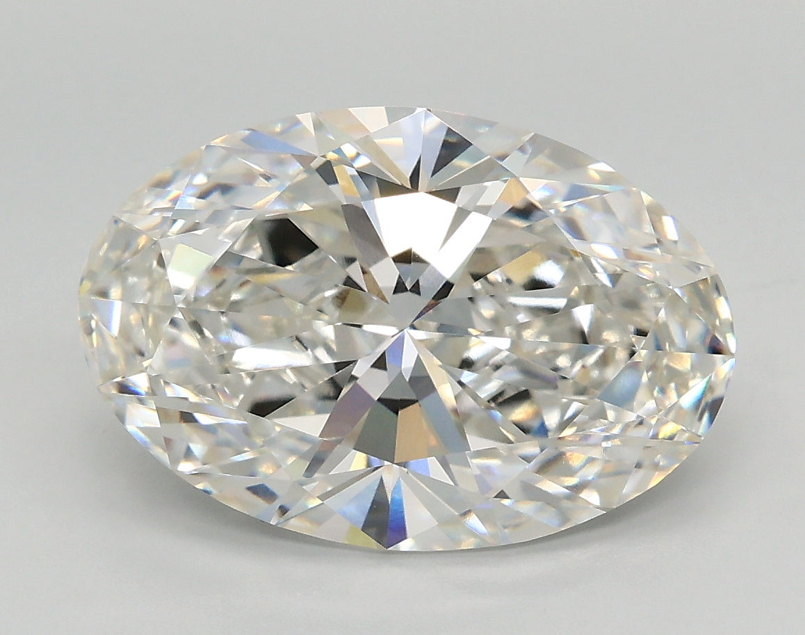 4.18 Carat Oval Shaped, Very Good Cut, G Color, VVS1 Clarity, IGI Certified Lab Grown Diamond