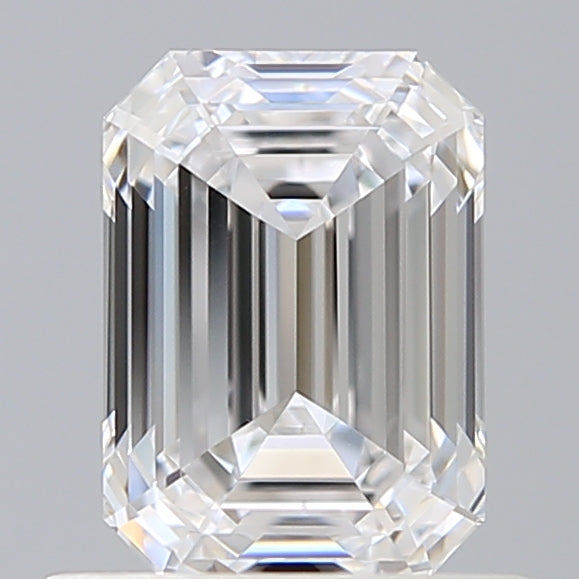 0.96 Carat Emerald Shaped, Ideal Cut, D Color, VS1 Clarity, IGI Certified Lab Grown Diamond