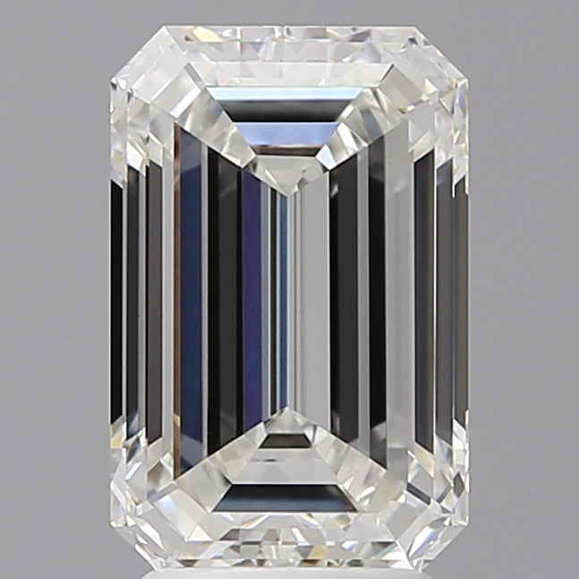 3.55 Carat Emerald Shaped, Ideal Cut, F Color, VVS2 Clarity, IGI Certified Lab Grown Diamond
