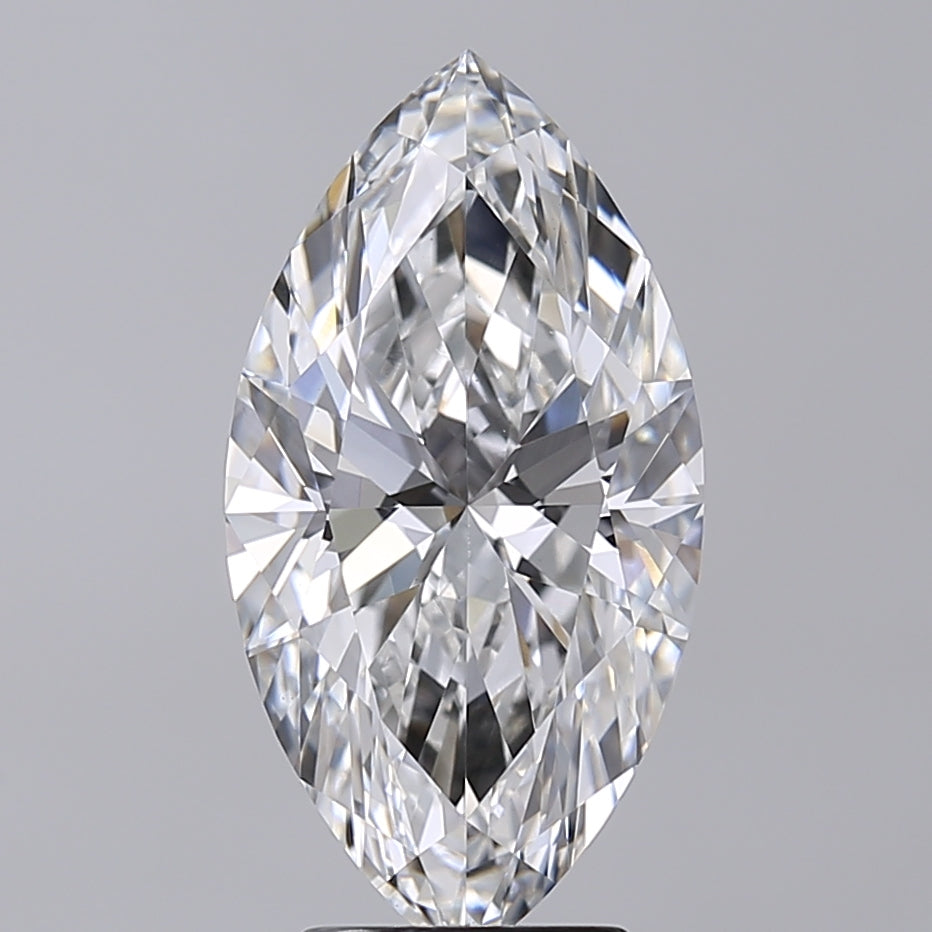 4.01 Carat Marquise Shaped, Excellent Cut, E Color, VS1 Clarity, IGI Certified Lab Grown Diamond