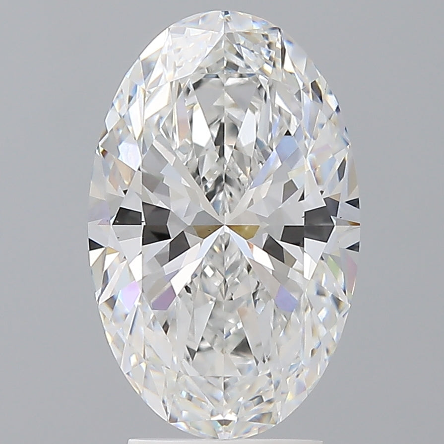 3.58 Carat Oval Shaped, Ideal Cut, E Color, VS2 Clarity, IGI Certified Lab Grown Diamond