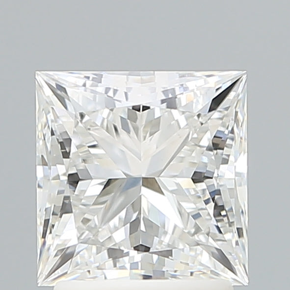 2.25 Carat Princess Shaped, Ideal Cut, E Color, VS1 Clarity, IGI Certified Lab Grown Diamond