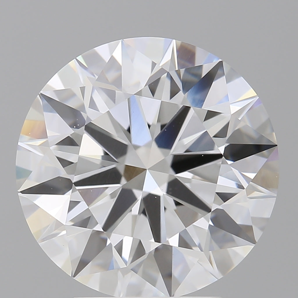 4.09 Carat Round Shaped, Ideal Cut, E Color, VVS2 Clarity, IGI Certified Lab Grown Diamond