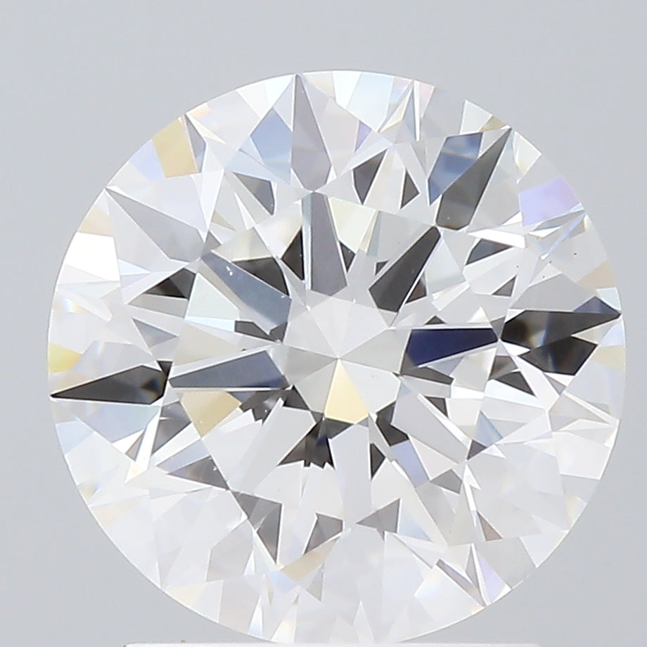 2.04 Carat Round Shaped, Ideal Cut, E Color, VVS2 Clarity, IGI Certified Lab Grown Diamond