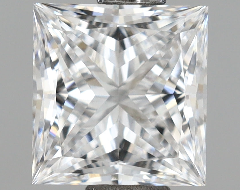 1.17 Carat Princess Shaped, Ideal Cut, D Color, VVS1 Clarity, IGI Certified Lab Grown Diamond