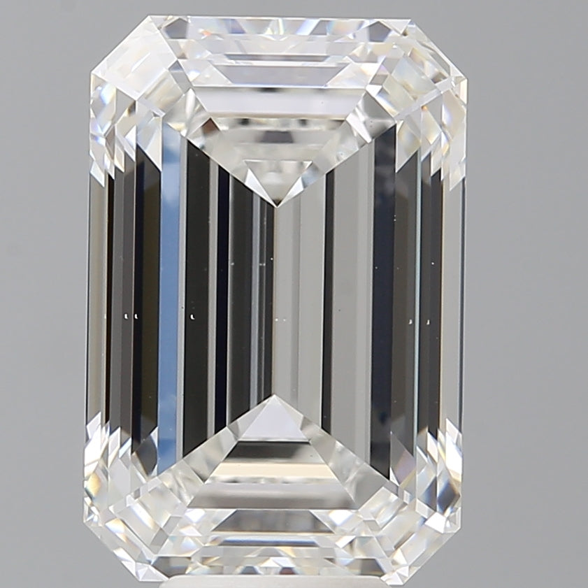 8.51 Carat Emerald Shaped, Ideal Cut, F Color, VS1 Clarity, IGI Certified Lab Grown Diamond