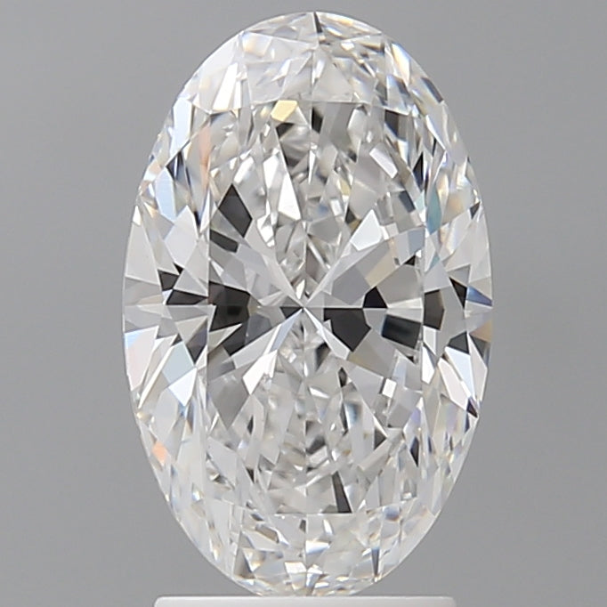 2.53 Carat Oval Shaped, Ideal Cut, E Color, VVS2 Clarity, IGI Certified Lab Grown Diamond
