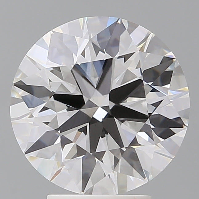 4.08 Carat Round Shaped, Ideal Cut, E Color, VVS2 Clarity, IGI Certified Lab Grown Diamond