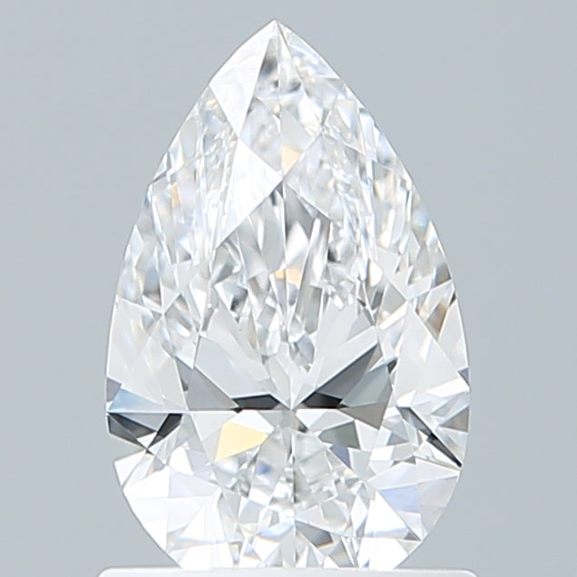 1.04 Carat Pear Shaped, Ideal Cut, D Color, VVS2 Clarity, IGI Certified Lab Grown Diamond