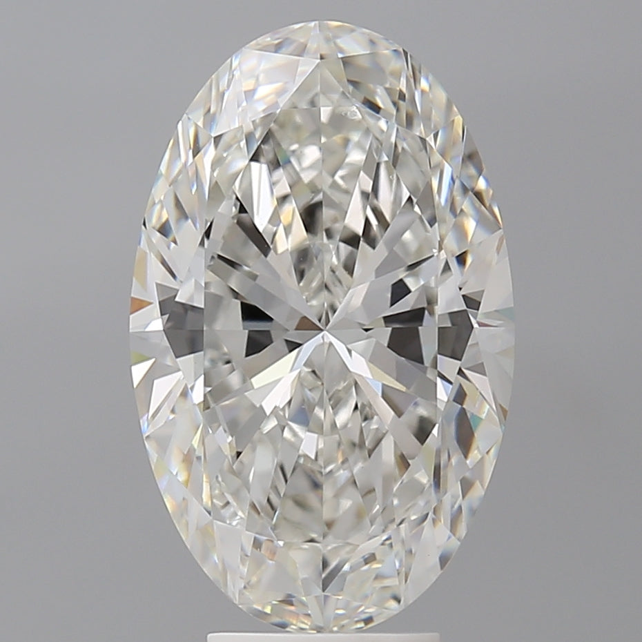 6.01 Carat Oval Shaped, Ideal Cut, F Color, VVS2 Clarity, IGI Certified Lab Grown Diamond