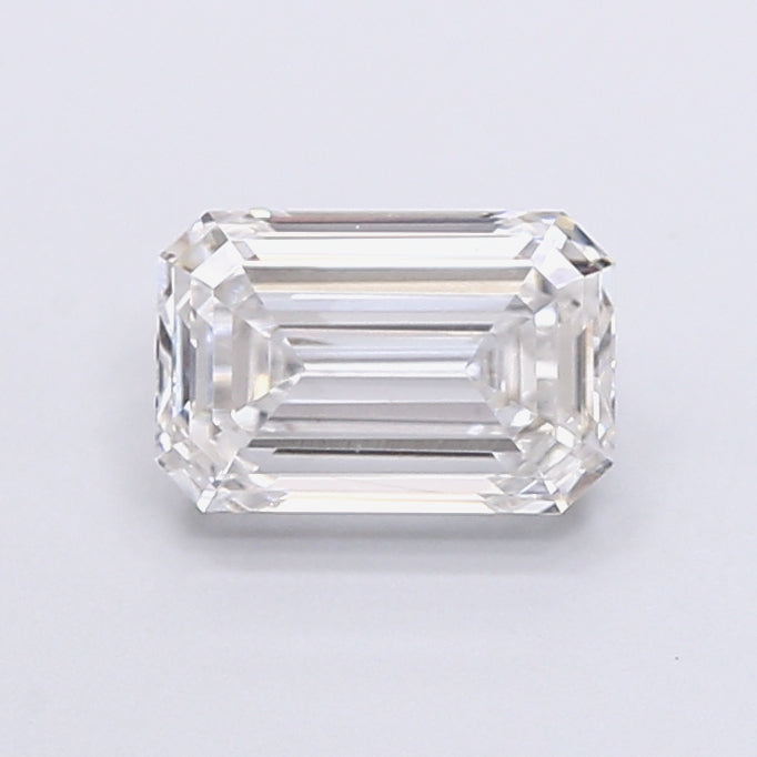 1.11 Carat Emerald Shaped, Very Good Cut, F Color, VVS2 Clarity, IGI Certified Lab Grown Diamond