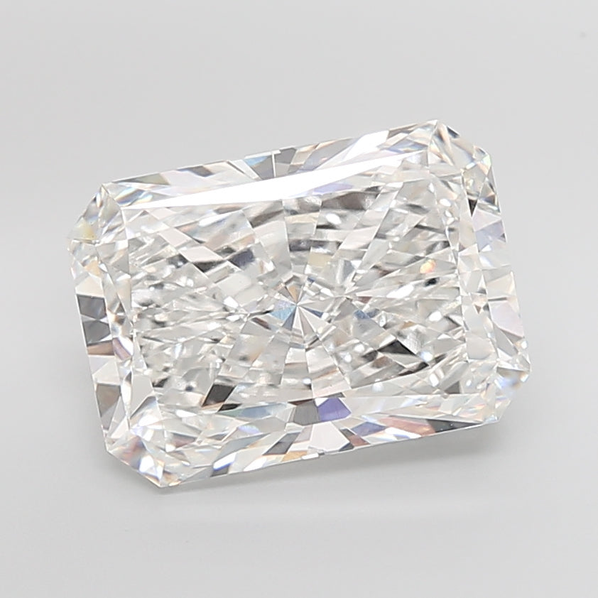 15.50 Carat Radiant Shaped, Ideal Cut, F Color, VS1 Clarity, IGI Certified Lab Grown Diamond