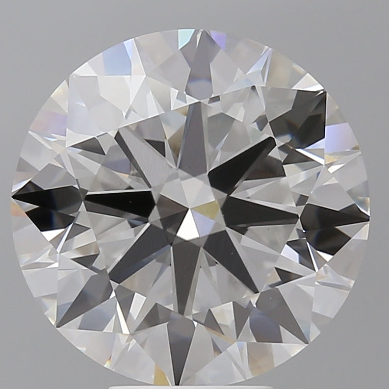 8.10 Carat Round Shaped, Excellent Cut, F Color, VS1 Clarity, IGI Certified Lab Grown Diamond