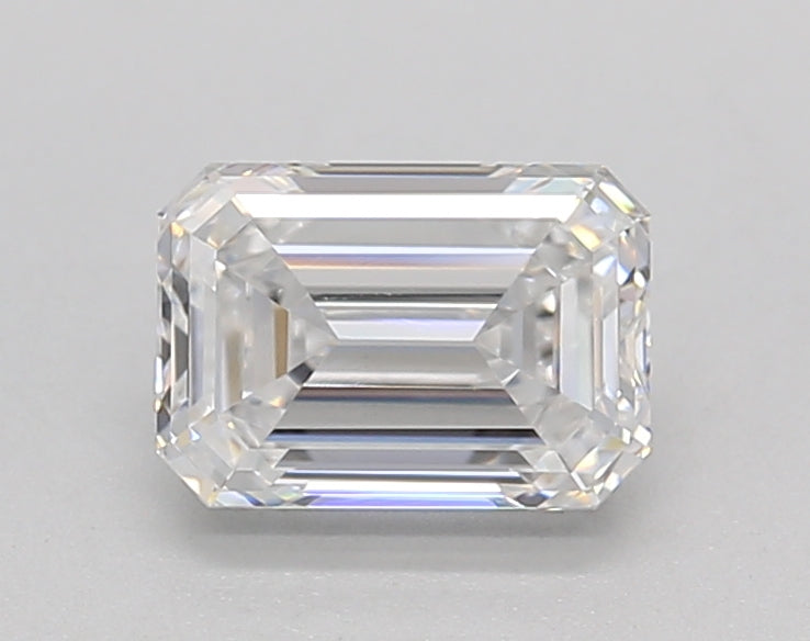 1.03 Carat Emerald Shaped, Ideal Cut, D Color, VS1 Clarity, IGI Certified Lab Grown Diamond