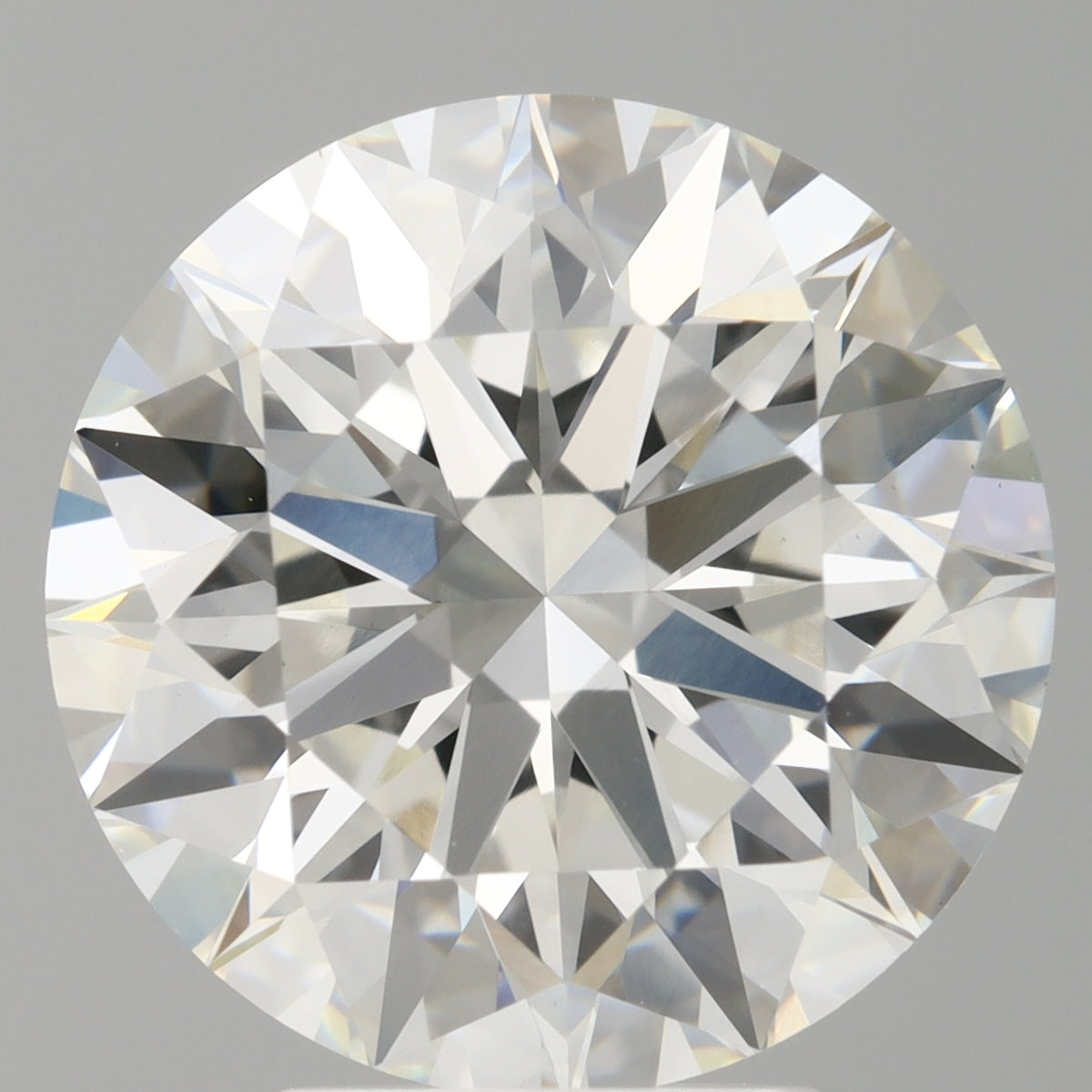5.10 Carat Round Shaped, Ideal Cut, F Color, VVS2 Clarity, IGI Certified Lab Grown Diamond