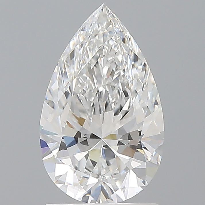 1.60 Carat Pear Shaped, Ideal Cut, E Color, VVS1 Clarity, IGI Certified Lab Grown Diamond