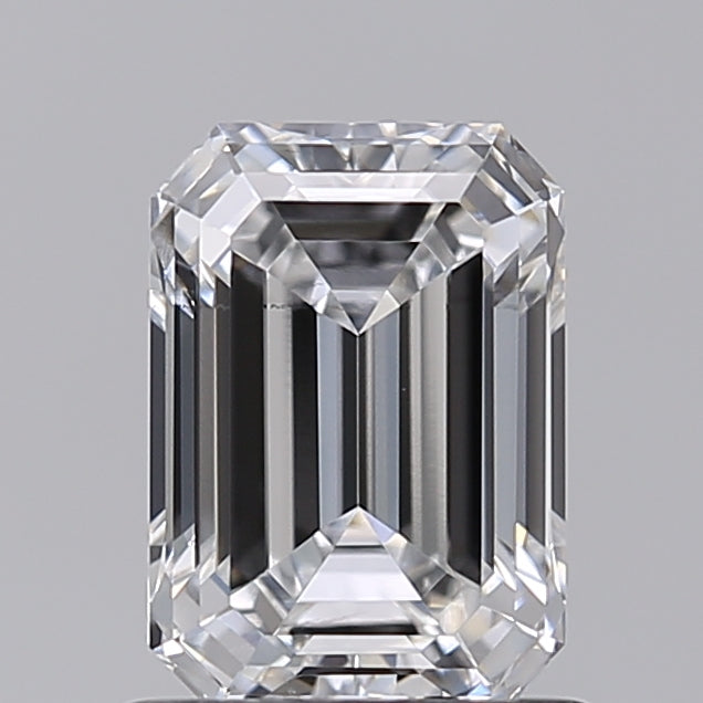 1.01 Carat Emerald Shaped, Ideal Cut, D Color, VS2 Clarity, IGI Certified Lab Grown Diamond